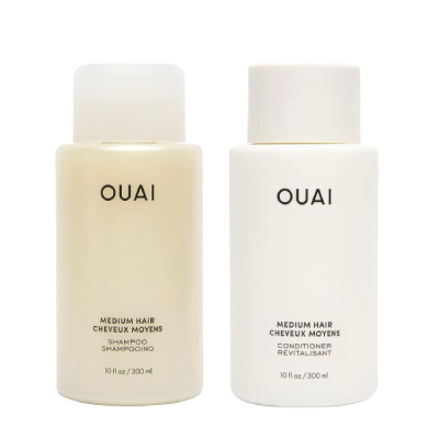 OUAI Medium Shampoo and Conditioner Set